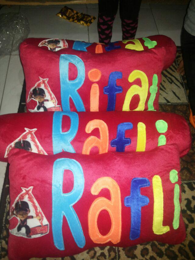 Set Bantal Nama Dan Guling Nama