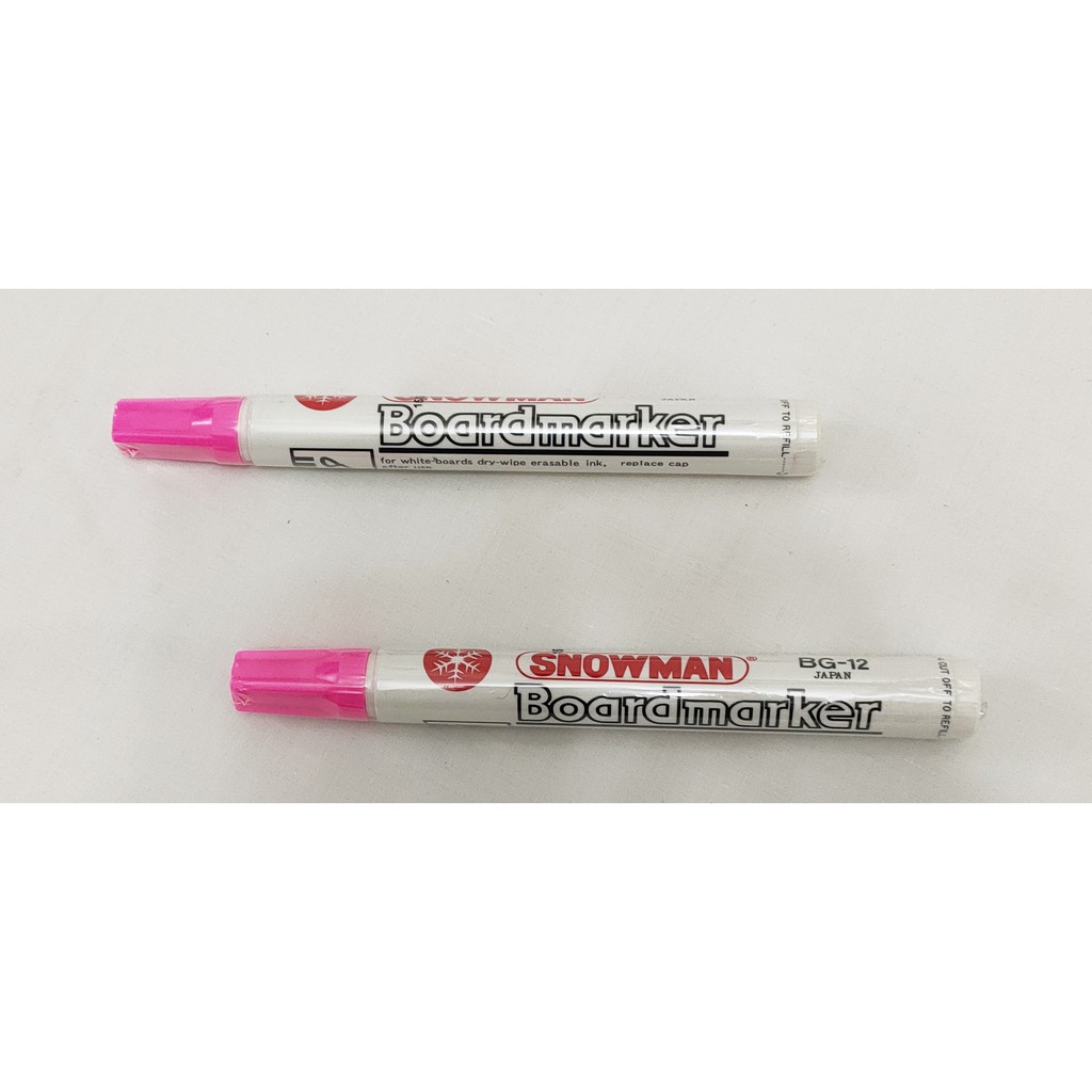 

SPIDOL SNOWMAN WHITE BOARD MARKER BG - 12 WARNA PINK