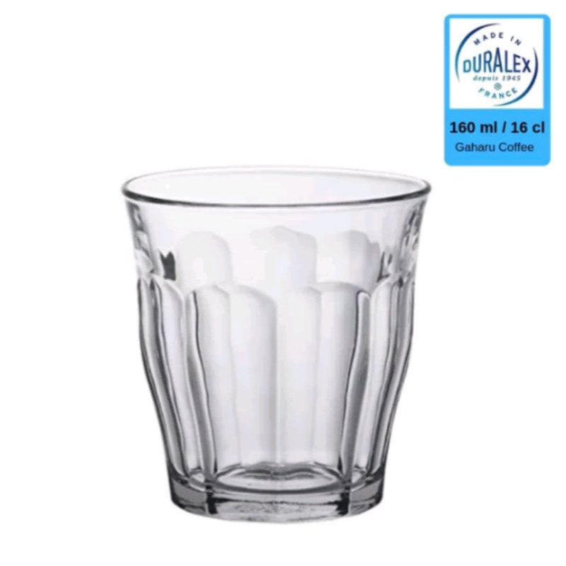 Gelas Duralex Picardie Ukuran 160 ml Gelas Kopi Piccolo