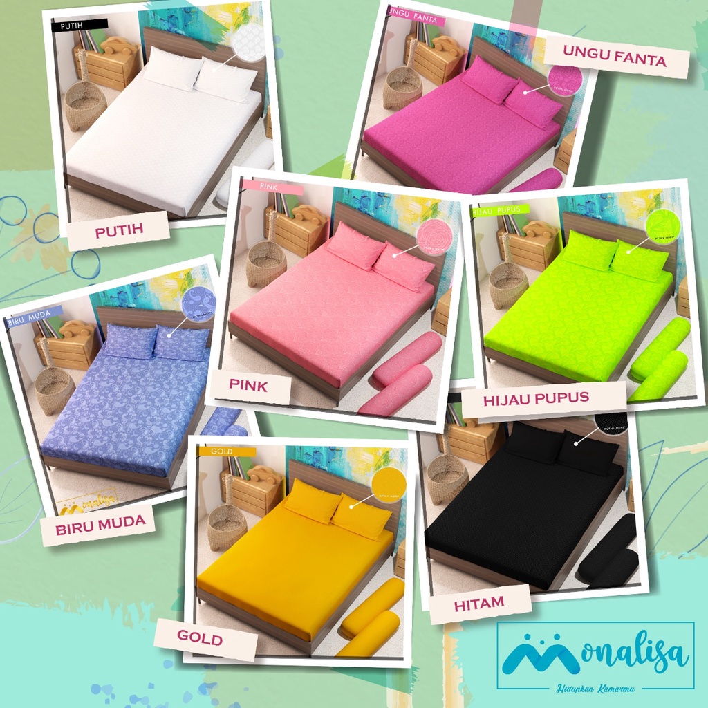 Monalisa Emboss Sprei Uk 160/180 - T 20