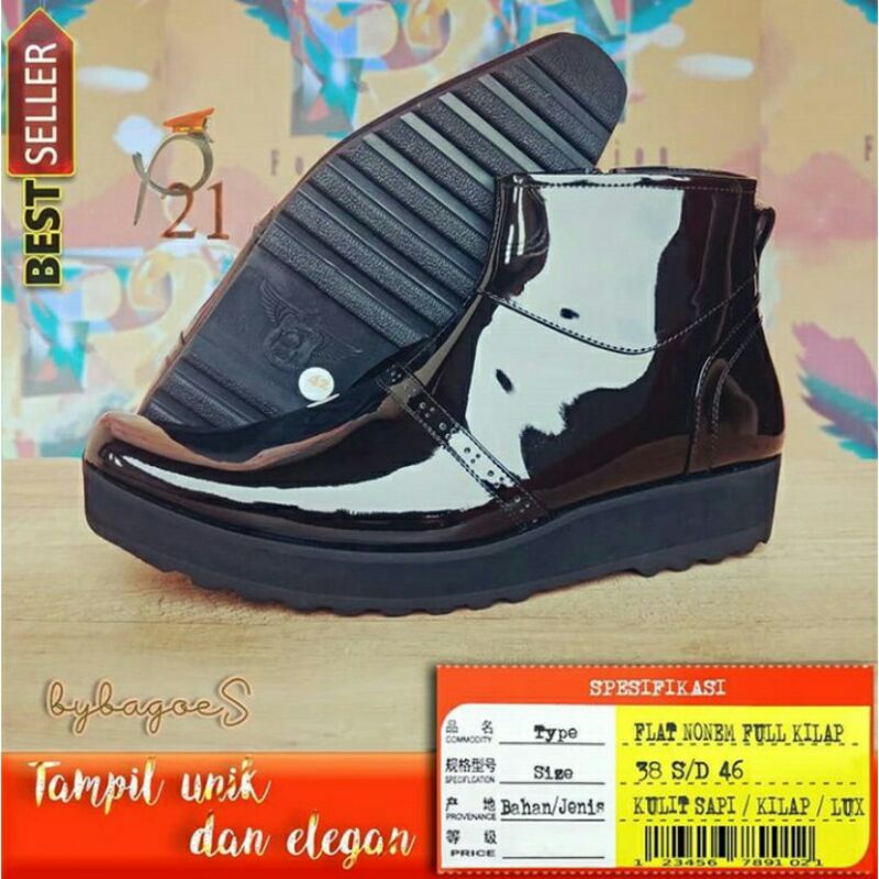 P21 SEPATU PDH NONEM KILAP
