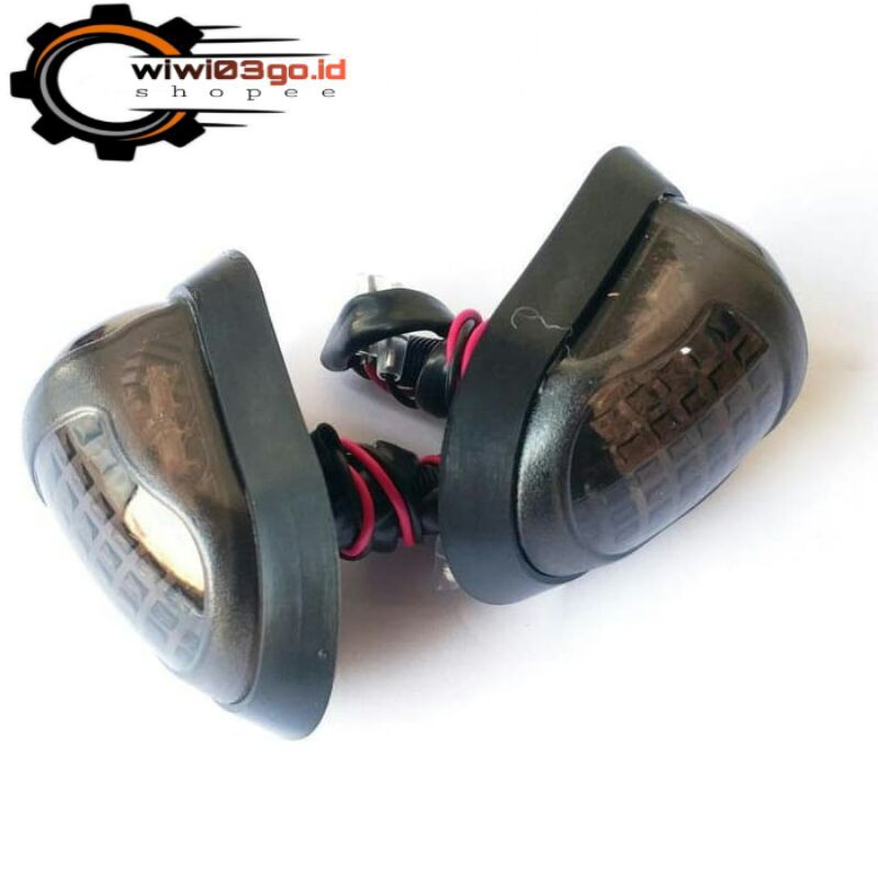 Lampu SEN Tempel Bulat LED - Motor Fairing