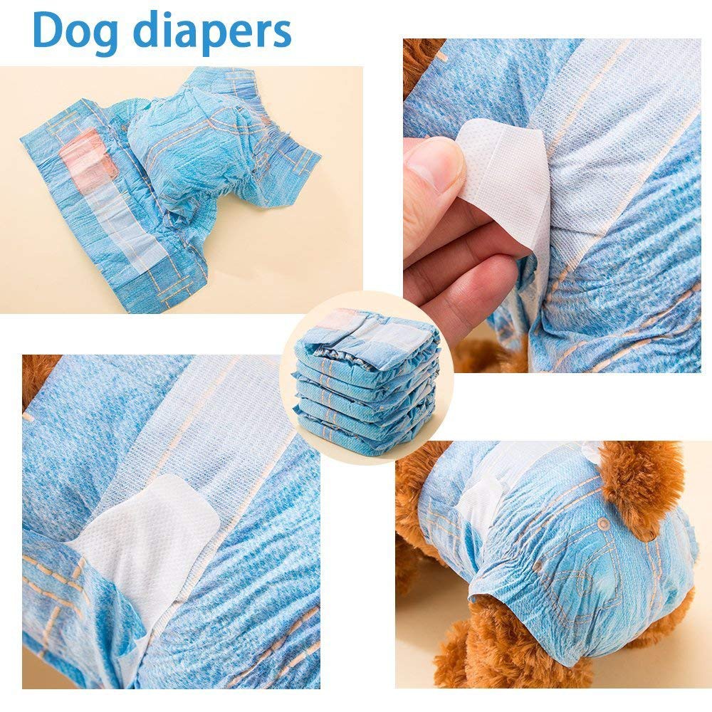 INFY - POPOK DIAPERS PAMPERS ANJING KUCING | DOG DISPOSABLE BELLY BELT MENS DIAPER | POPOK KUCING MONYET R587
