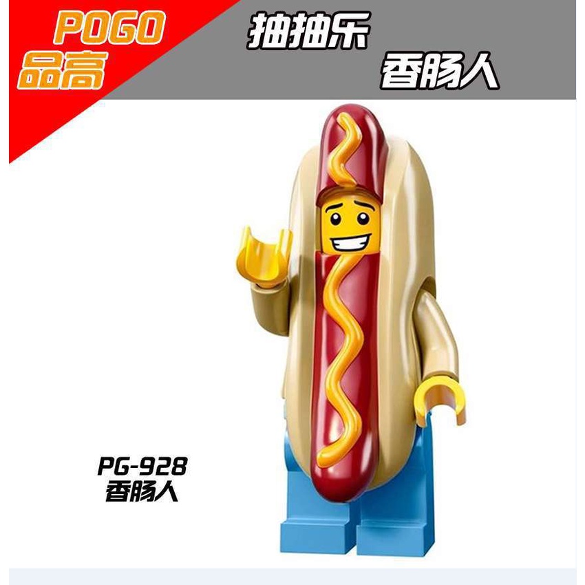 Shark Man Minifigures Sausage Man Banana Man Penguin Man Graduate Sausage Man Rabbit Panda Koleksi Angka Mini