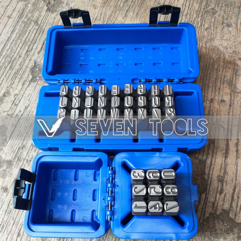 

Promo paket lengkap Alat ketok huruf dan angka 15 mm Masus Germany set Stamp punch letter number