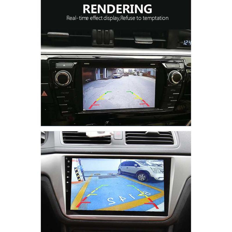 THREECAR Kamera Belakang Mobil Car Rearview 12 LED Nightvision - S12