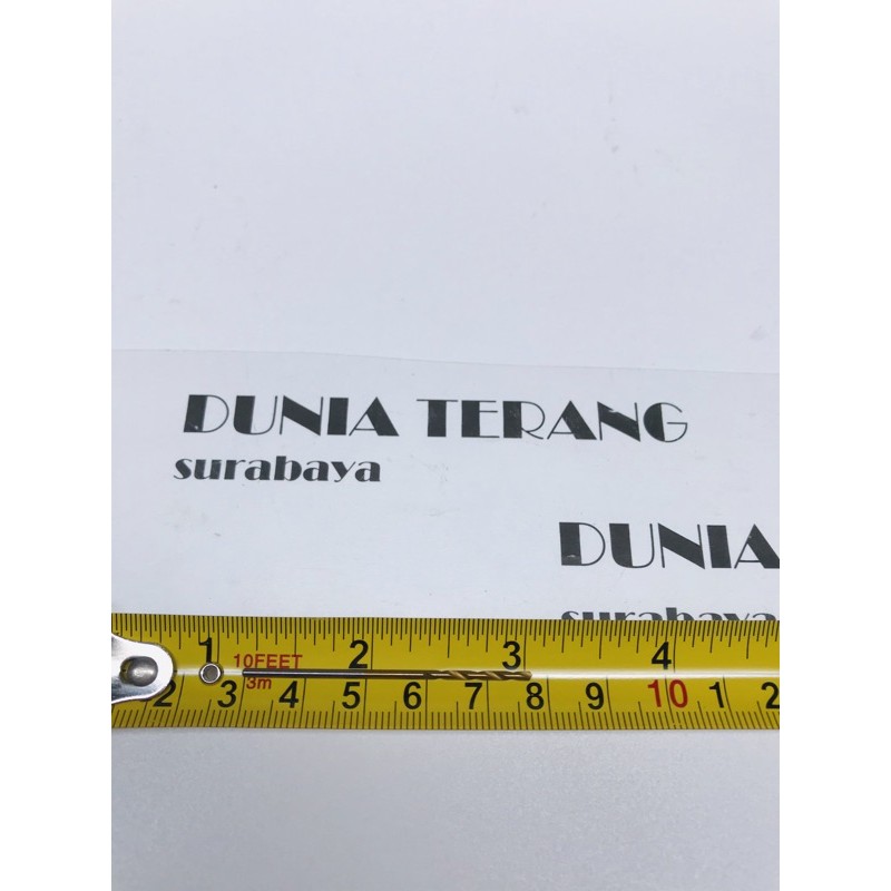 Mata Bor Besi ATS 1,5mm Kuning - HSS TiN Coated Fully Ground Twist Drill Bits 1.5 1,5 mm(1pcs)