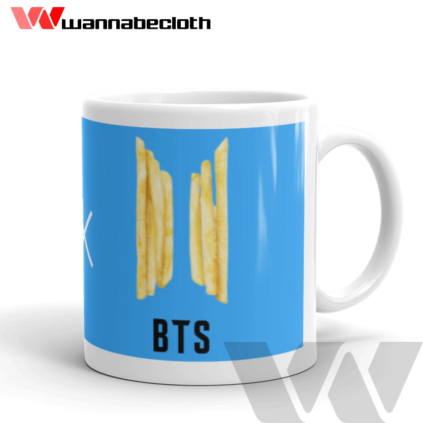 Mug BTS Meal Cetak Gelas Mug Custom Mug Satuan Cetak Mug Souvenir Mug Kpop Mug BTS Meal v7