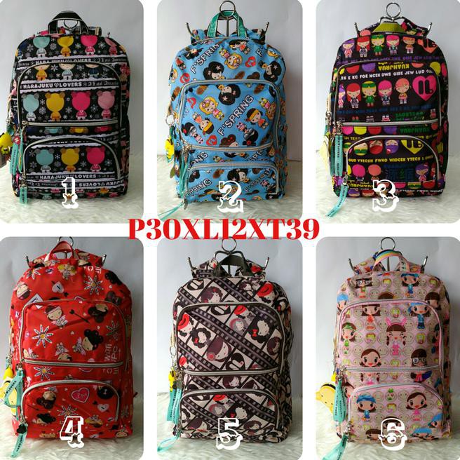 Hj933 Tas Ransel Wanita Harajuku Lovers