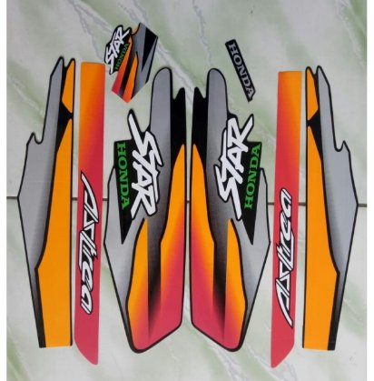 Stiker striping motor honda astrea star 97 oren