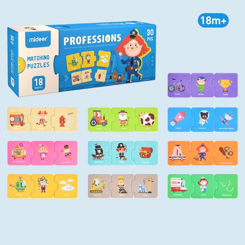 TweedyToys - Mideer Matching Puzzle Mainan Edukasi Anak