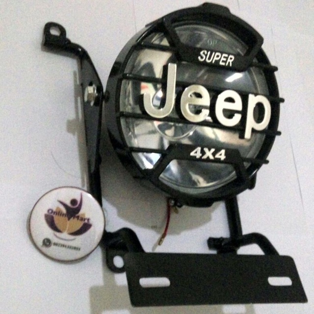 variasi rx king lampu jeep plus brecket lampu dan dudukan plat nomor model tulang hitam