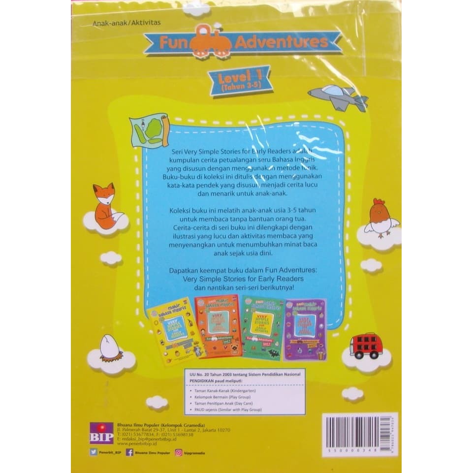 Promo Paud Mahir Bahasa Inggris Very Simple Stories For Early