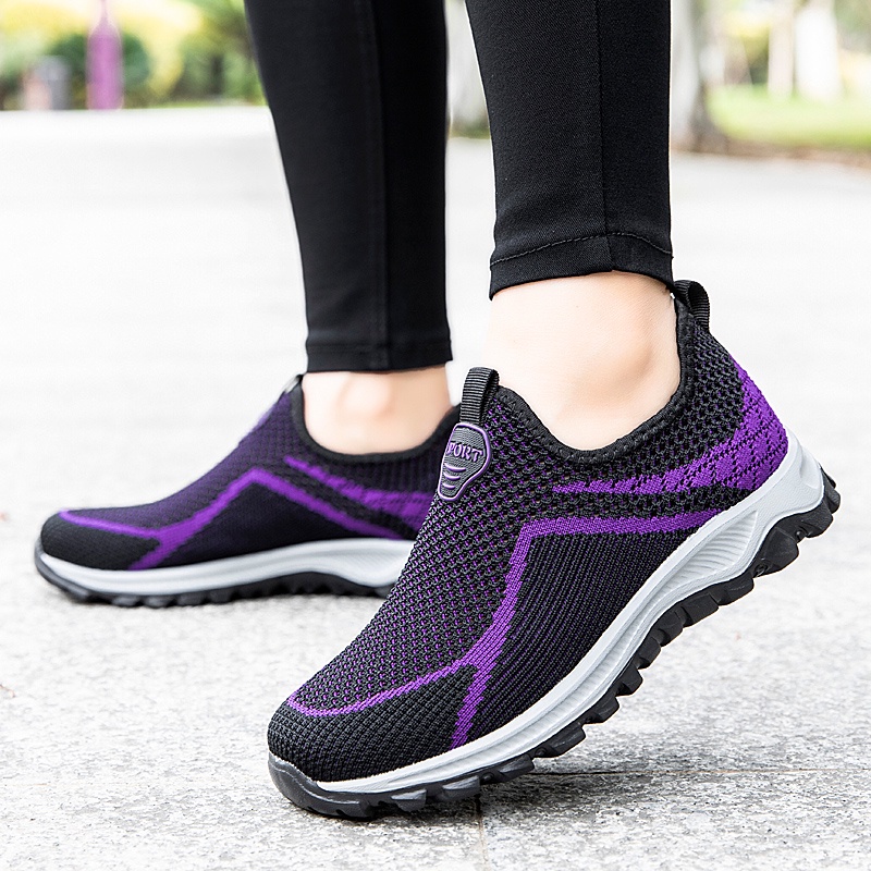 FOKU Sepatu Sneakers Wanita Santai Sepatu Wanita Olahraga Terbaru Bernapas