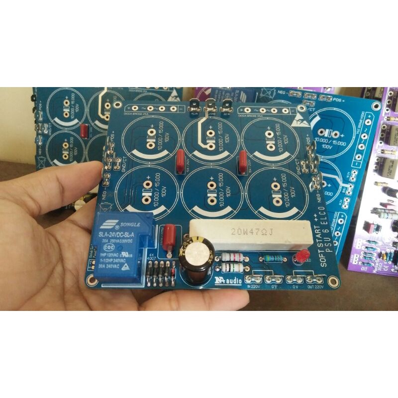 kit psu - power suply 6 elco clas Ab + sofstart