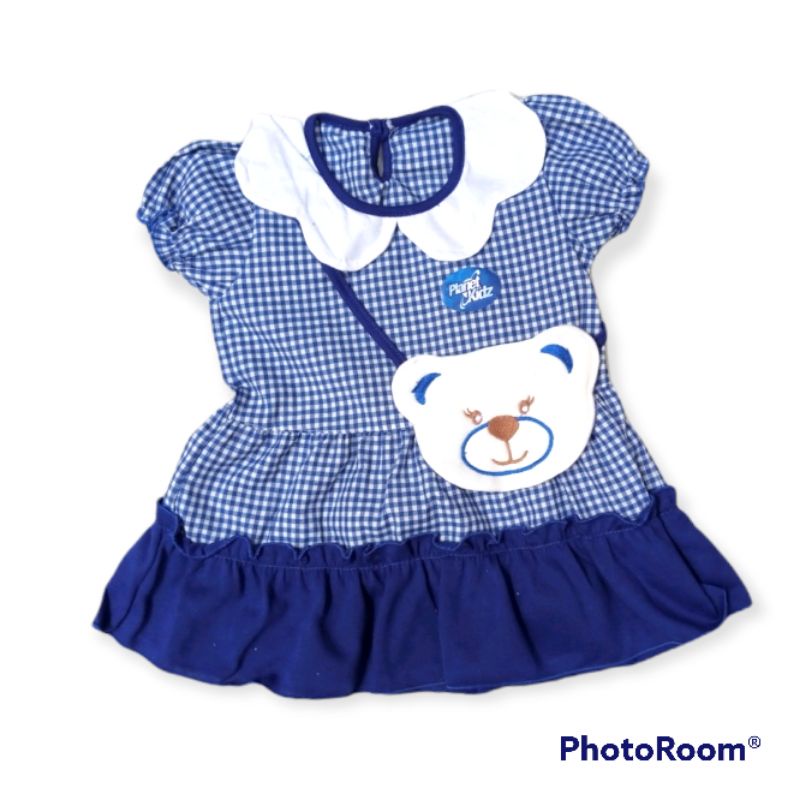 Dress Bayi motif Bear || Dress bayi Murah || Rok anak perempuan || Rok Bayi