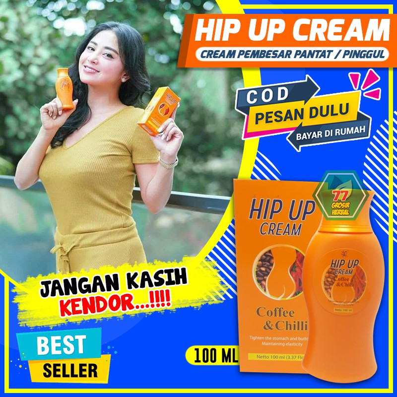 Pembesar Bokong Wanita Permanen HIP UP CREAM Pembesar Pantat / Bokong Ampuh Original BPOM By SYB