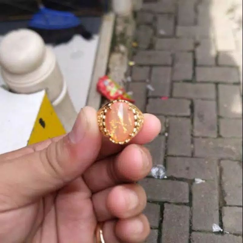 Cincin Batu Akik Kalimaya Afrika Full Jarong (M)