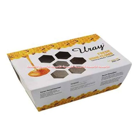 Uray Comb Honey 250gr Honey Comb Madu Sarang Madu 250 gram Pakai Box Urai Combs