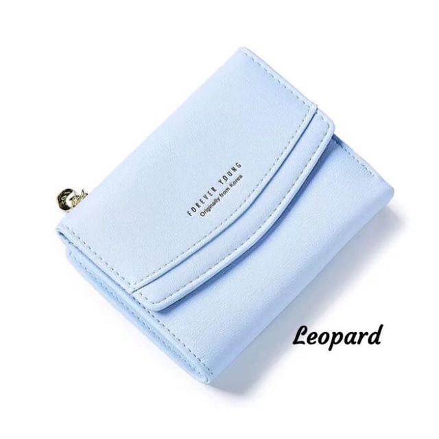 Dompet Lipat Wanita Fashion Korea / FOREVER YONG-AMPLOP / Tas Mini Wallet Kecil Kulit Cewek Pendek Polos Trendy Murah