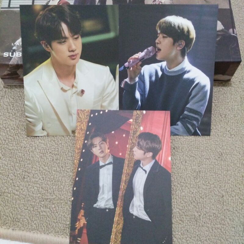 BTS JIN / SEOKJIN POSTCARD THE FACT