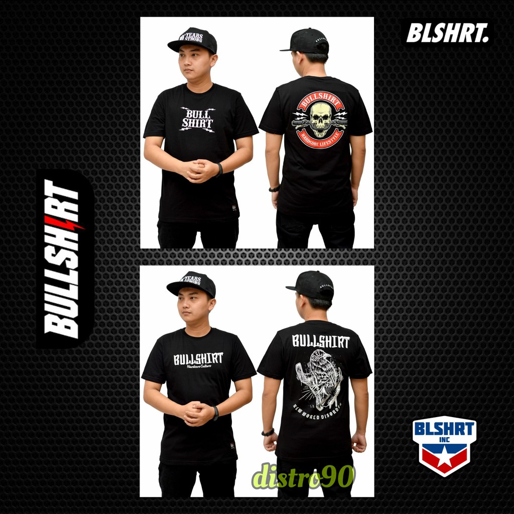 KAOS / KAOS PRIA / HARDCORE / KAOS HARDCORE / BULLSHIRT / KAOS DISTRO / BAJU PRIA
