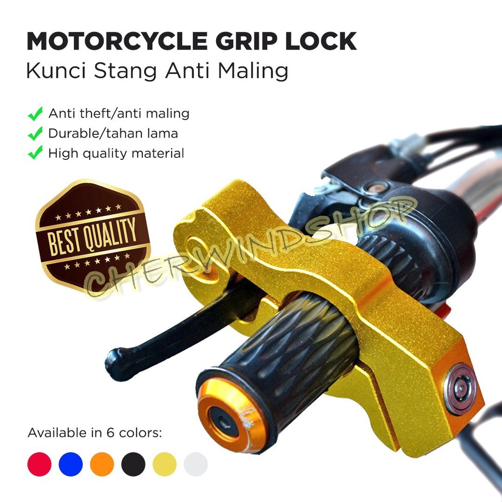 Kunci Stang Rem Tangan Motor /Griplock  Premium Quality