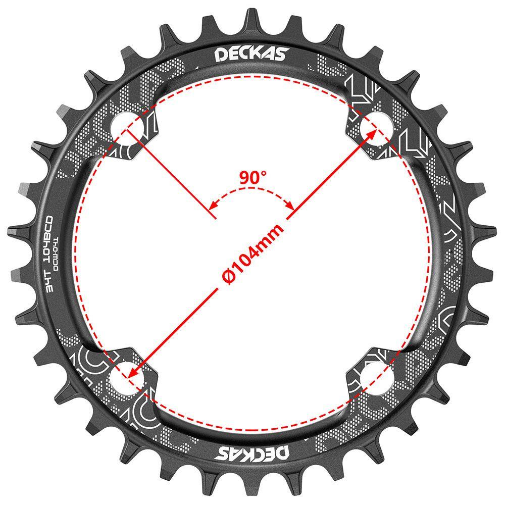 Lanfy Mtb Crankset Plat Sepeda Bulat 32T 34T 36T 38T Sepeda Chainwheel Crown Crankset Single Tooth Plate Bicycle Disc