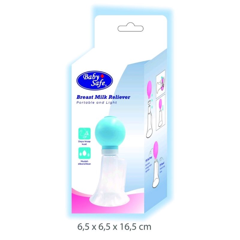 Baby Safe Breast Milk Reliever BPM06/Alat Bantu Pompa Kelebihan ASI