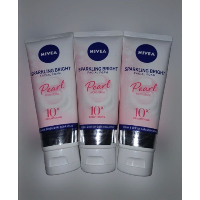 nivea facial foam sparkling bright 100ml