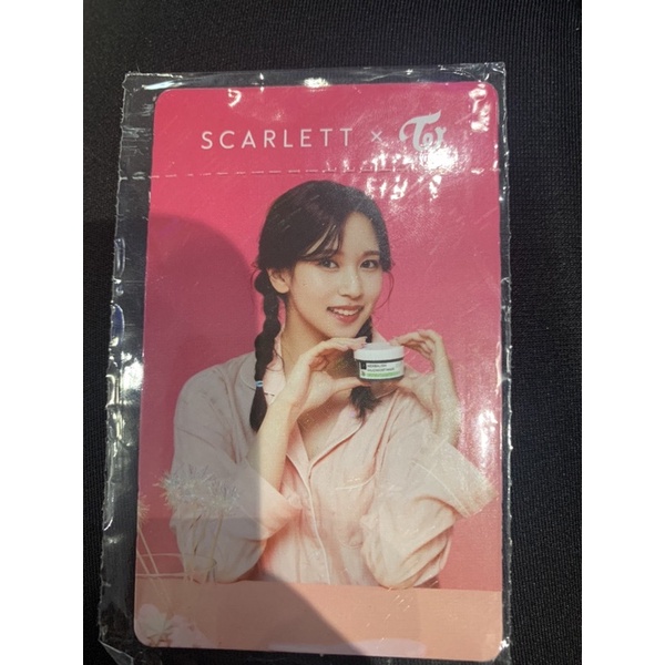 Scarlett x twice photocard Mina
