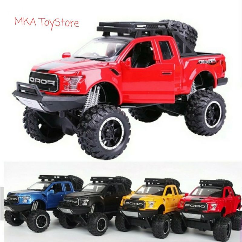 Ford Raptor F150 diecast car skala 1:32