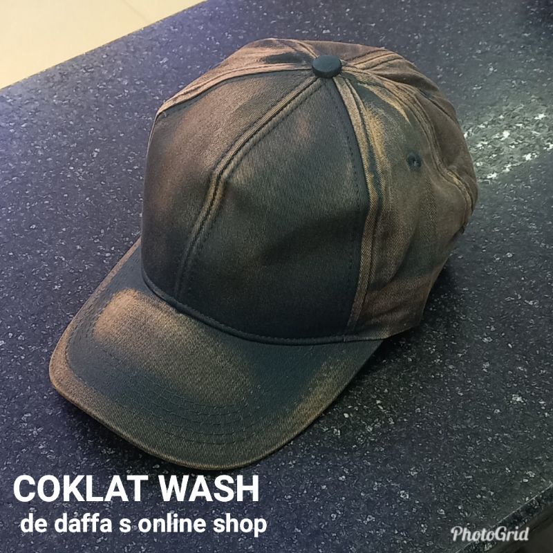 TOPI BASEBALL TWILL KATUN WASH POLOS PRIA DAN WANITA SETELAN