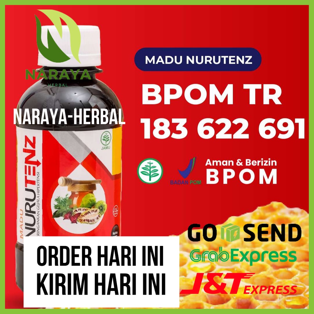 

Madu Nurutenz / Nurutens Obat Penurun Darah Tinggi - Obat Hepertensi dan Kolesterol Herbal Di Apotik