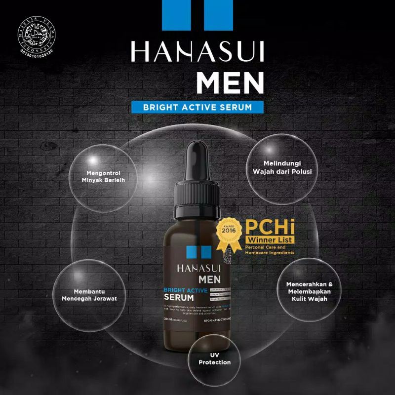 [20ml] Hanasui Men Bright Active Serum