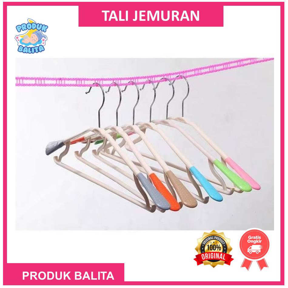 Tali Jemuran Baju Gantungan Tali Jemur Panjang 5M  Jemuran Praktis Kuat Clothes Line Laundry