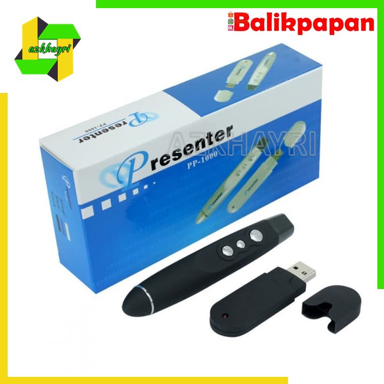 Wireless Laser Presenter Pointer PP 1000 Gratis Baterai