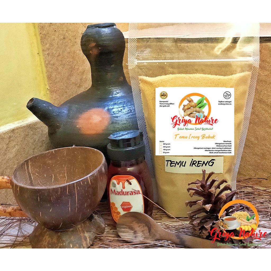 

[COD] GRIYA NATURE | Minuman Temu Ireng Bubuk Instant 460 gr | Obat Cacing Alami | Jamu Vitalitas | Serbum Temu Hitam Temu Erang Temu Lotong Temu Item Koneng Hideung Leteng Ereng | Jamu Obat Herbal | Minuman Herbal