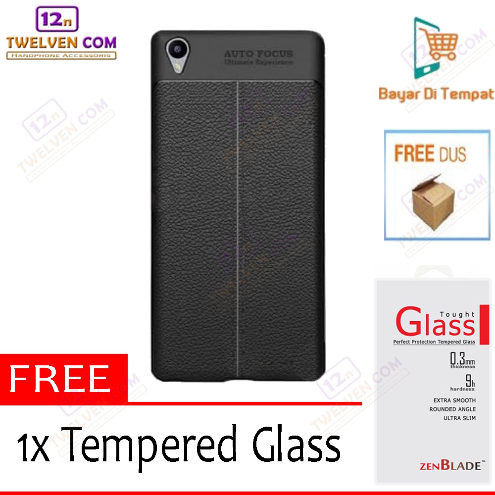 [FLASH SALE] Case Auto Focus Softcase Oppo F1+ Plus - Free Tempered Glass