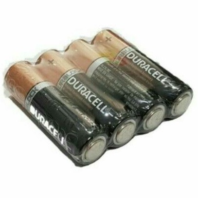 BATERAI DURACELL BATTERY ALKALINE AA ISI 4 PCS