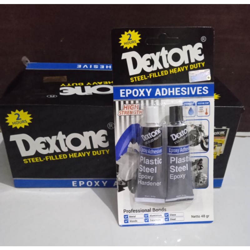 

Lem BESI CAMPUR EPOXY DEXTONE 48 GRAM