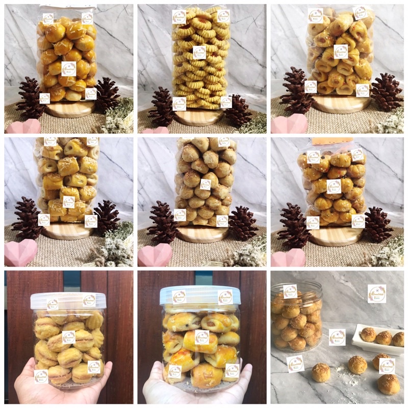 

Kue Lebaran / Kue Nastar keju/ nastar lipat/ nastar kerang/ nastar matahari