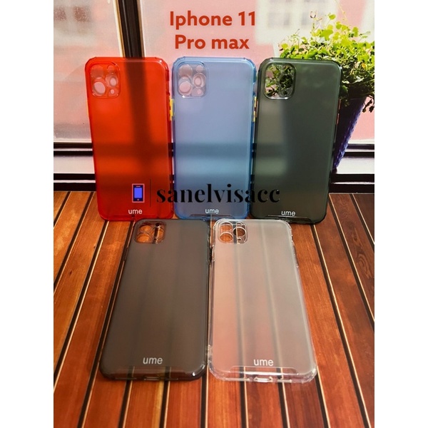 Case Iphone 11 Pro Max , Casing Iphone 11 Pro Max Soft Case Ume Matte Rainbow