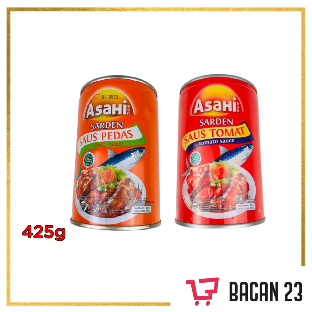 

Asahi Sarden Saos (425gr) - (Saus Tomat - Saus Pedas) / Bacan 23 - Bacan23