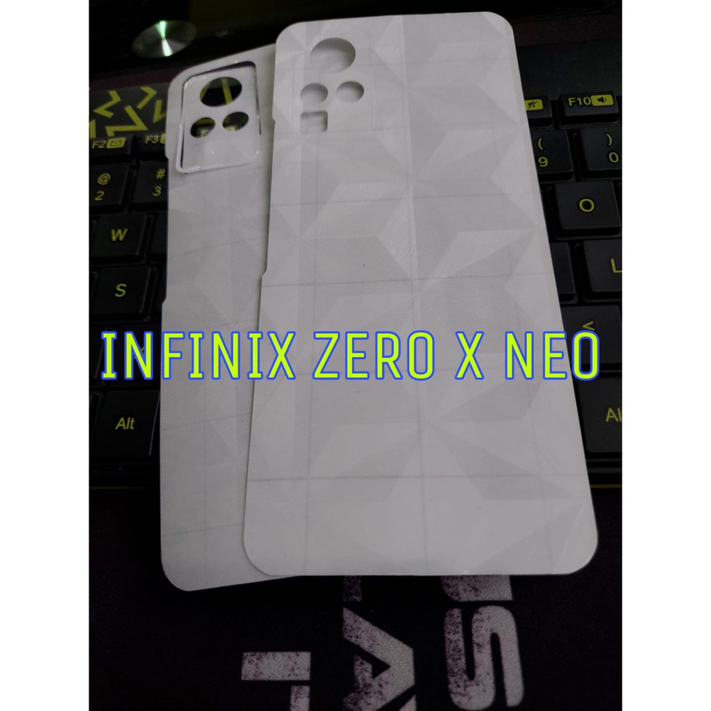 Skin Carbon Infinix Zero X Neo Back Skin Sticker Carbon DIAMOND Garskin Handphone