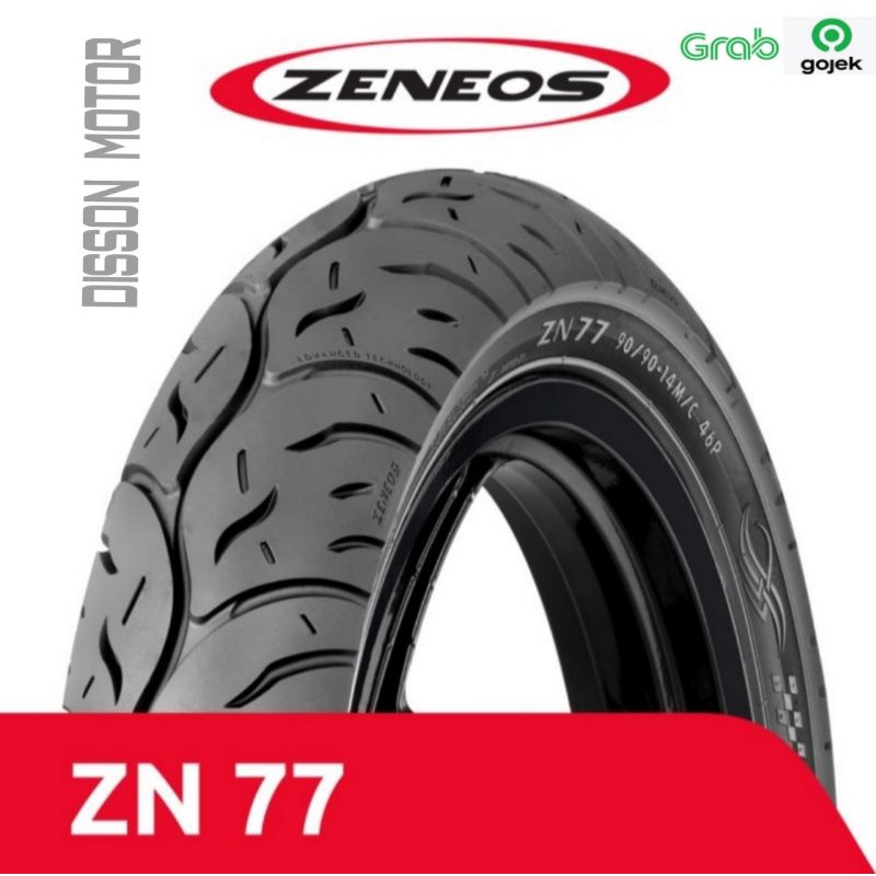 Zeneos ZN77 70/90-17 80/90-17 90/90-17 Tubeless Free pentil Tubeless
