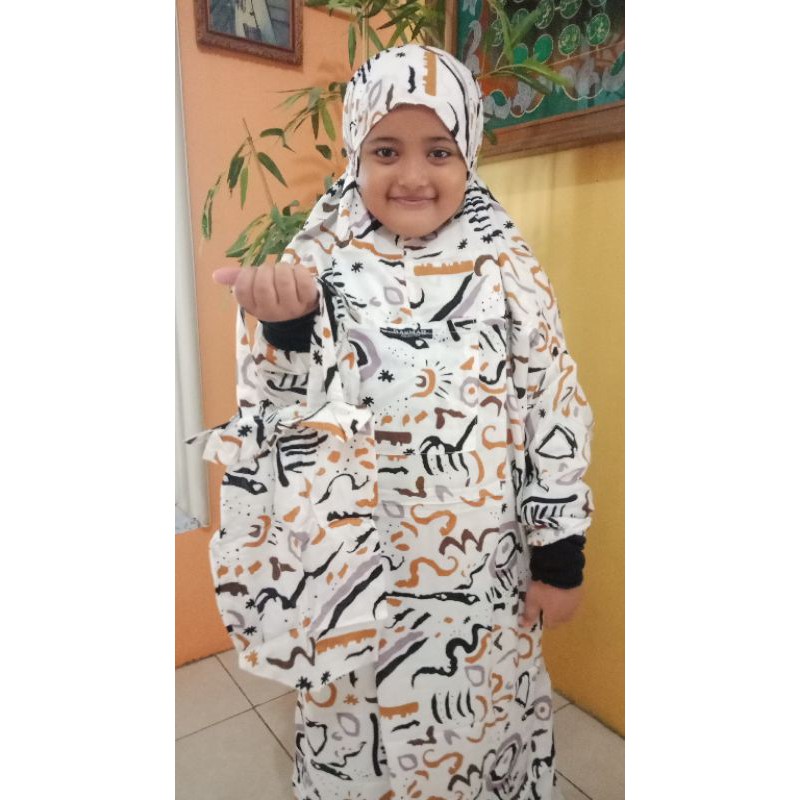 mukena basmah anak