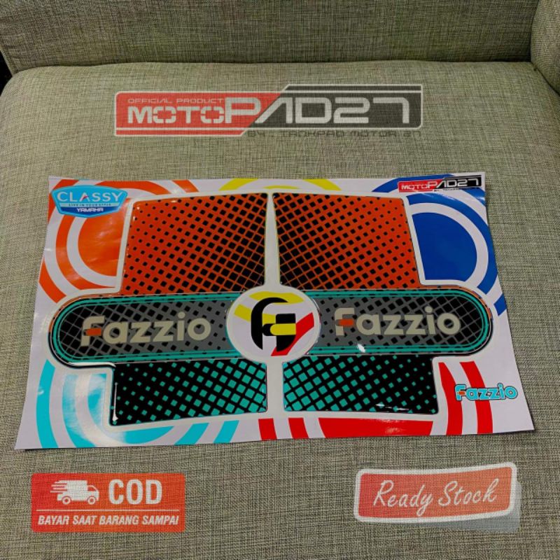 Motopad27 Sticker stiker resin timbul body samping Yamaha Fazzio Premium