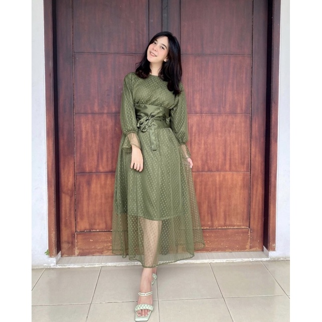 Cantika Dress by NAMELIS - Dress Pesta/Dress Kondangan/Tunik