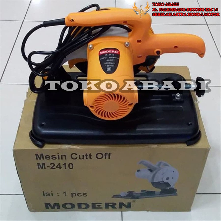 MODERN M-2410 Cut Off 7" 7 Inch Mesin Potong Besi Cutting Wheel M2410